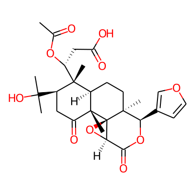 (3R)-3-acetyloxy-3-[(1R,2R,5R,6R,7R,10S,11R,14S)-11-(furan-3-yl)-5-(2-hydroxypropan-2-yl)-2,6,10-trimethyl-3,13-dioxo-12,15-dioxatetracyclo[8.5.0.01,14.02,7]pentadecan-6-yl]propanoic acid
