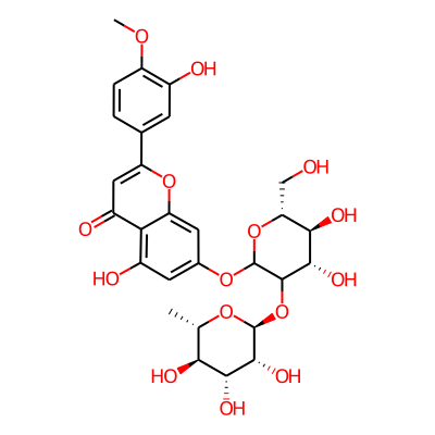 7-[(4S,5S,6R)-4,5-dihydroxy-6-(hydroxymethyl)-3-[(2S,3R,4R,5R,6S)-3,4,5-trihydroxy-6-methyloxan-2-yl]oxyoxan-2-yl]oxy-5-hydroxy-2-(3-hydroxy-4-methoxyphenyl)chromen-4-one