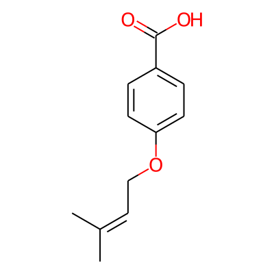 4-(3-Methylbut-2-enoxy)benzoic acid