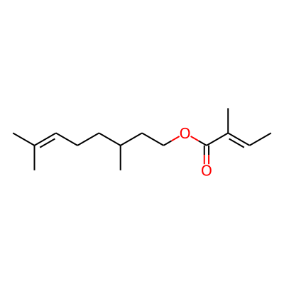 Citronellyl tiglate