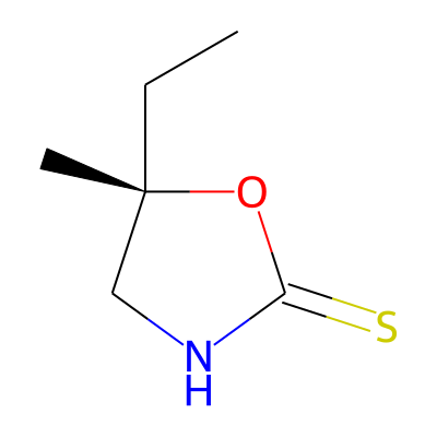 2-Oxazolidinethione, 5-ethyl-5-methyl-, (S)-