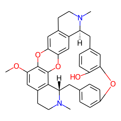 Oxyacanthan-12'-ol, 6',7-epoxy-6-methoxy-2,2'-dimethyl-, (1'alpha)-