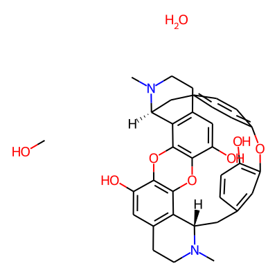 Pendulinin from plant Cocculus Pendulus