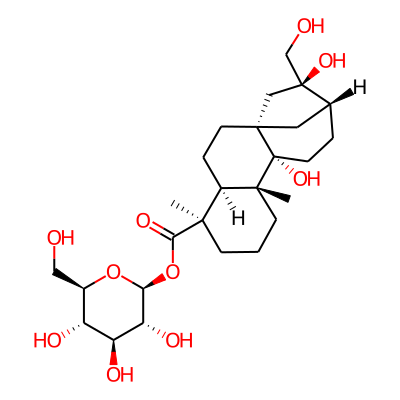 [(2S,3R,4S,5S,6R)-3,4,5-trihydroxy-6-(hydroxymethyl)oxan-2-yl] (1S,4S,5R,9R,10S,13R,14R)-10,14-dihydroxy-14-(hydroxymethyl)-5,9-dimethyltetracyclo[11.2.1.01,10.04,9]hexadecane-5-carboxylate