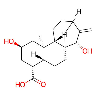 (1R,4R,5R,7R,9R,10S,13R,15S)-7,15-dihydroxy-9-methyl-14-methylidenetetracyclo[11.2.1.01,10.04,9]hexadecane-5-carboxylic acid