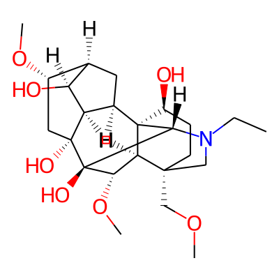 (1S,2R,3R,4S,5S,6S,8R,9S,10S,13S,16S,17R,18S)-11-ethyl-6,18-dimethoxy-13-(methoxymethyl)-11-azahexacyclo[7.7.2.12,5.01,10.03,8.013,17]nonadecane-4,8,9,16-tetrol