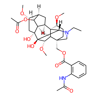 [(1S,2R,3R,4S,5R,6S,8R,9S,10S,13S,16S,17R,18S)-4-acetyloxy-11-ethyl-8,9-dihydroxy-6,16,18-trimethoxy-11-azahexacyclo[7.7.2.12,5.01,10.03,8.013,17]nonadecan-13-yl]methyl 2-acetamidobenzoate