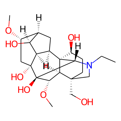 (1S,2R,3R,4S,5S,6S,8R,9S,10S,13S,16S,17R,18S)-11-ethyl-13-(hydroxymethyl)-6,18-dimethoxy-11-azahexacyclo[7.7.2.12,5.01,10.03,8.013,17]nonadecane-4,8,9,16-tetrol
