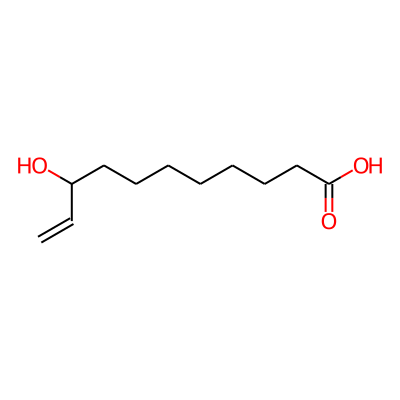9-hydroxyundec-10-enoic Acid