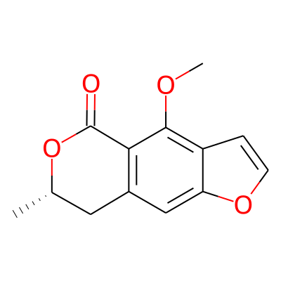 (7S)-4-methoxy-7-methyl-7,8-dihydrofuro[2,3-g]isochromen-5-one