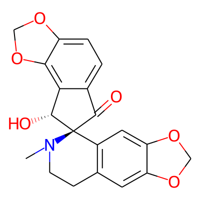 (5S,8'R)-8'-hydroxy-6-methylspiro[7,8-dihydro-[1,3]dioxolo[4,5-g]isoquinoline-5,7'-8H-cyclopenta[g][1,3]benzodioxole]-6'-one