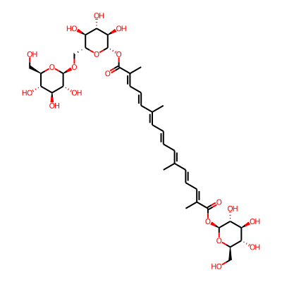 Crocetin gentiobiosylglucosyl ester