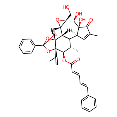 [(1R,2R,6S,7S,8R,10S,11S,12R,16S,17R,18R)-6,7-dihydroxy-8-(hydroxymethyl)-4,18-dimethyl-5-oxo-14-phenyl-16-prop-1-en-2-yl-9,13,15,19-tetraoxahexacyclo[12.4.1.01,11.02,6.08,10.012,16]nonadec-3-en-17-yl] (2E,4E)-5-phenylpenta-2,4-dienoate