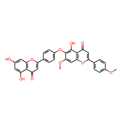 6-[4-(5,7-Dihydroxy-4-oxochromen-2-yl)phenoxy]-5-hydroxy-7-methoxy-2-(4-methoxyphenyl)chromen-4-one