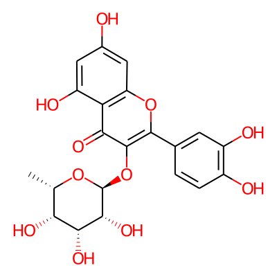 Quercetin-3-O-alpha-L-rhamnopyranoside