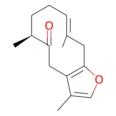 (6S,9E)-3,6,10-trimethyl-6,7,8,11-tetrahydro-4H-cyclodeca[b]furan-5-one