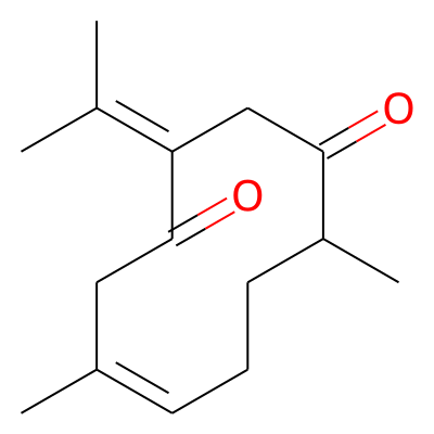 (6Z)-6,10-dimethyl-3-propan-2-ylidenecyclodec-6-ene-1,4-dione