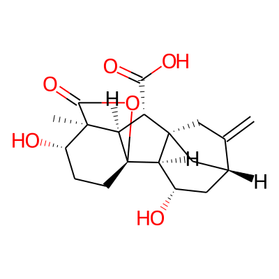(1S,2S,3S,5S,8R,9S,10R,11S,12S)-3,12-dihydroxy-11-methyl-6-methylidene-16-oxo-15-oxapentacyclo[9.3.2.15,8.01,10.02,8]heptadecane-9-carboxylic acid
