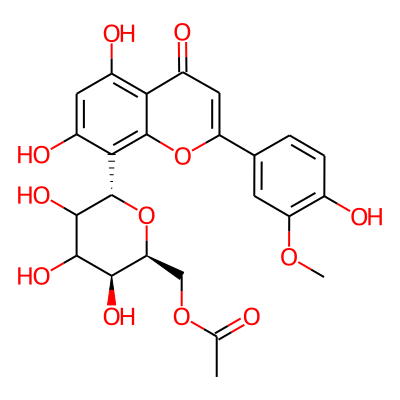 Scoparin 6''-acetate