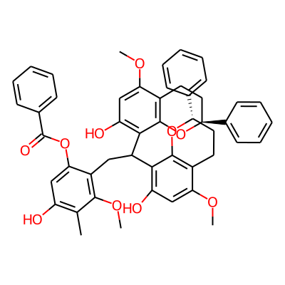 [2-[2,2-bis[(2S)-7-hydroxy-5-methoxy-2-phenyl-3,4-dihydro-2H-chromen-8-yl]ethyl]-5-hydroxy-3-methoxy-4-methylphenyl] benzoate