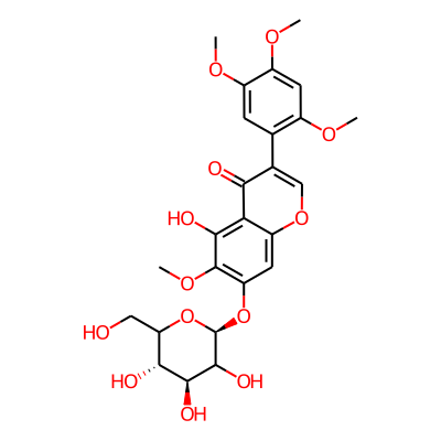 Caviunin 7-O-glucoside