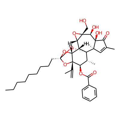 [(1R,2R,6S,7S,8R,10S,11S,12R,14S,16S,17R,18R)-6,7-dihydroxy-8-(hydroxymethyl)-4,18-dimethyl-14-nonyl-5-oxo-16-prop-1-en-2-yl-9,13,15,19-tetraoxahexacyclo[12.4.1.01,11.02,6.08,10.012,16]nonadec-3-en-17-yl] benzoate