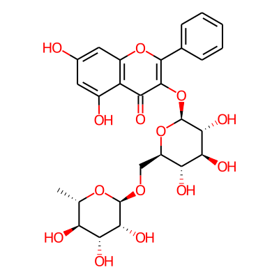 3-(6-O-alpha-L-Rhamnopyranosyl-beta-D-glucopyranosyloxy)-5,7-dihydroxyflavone