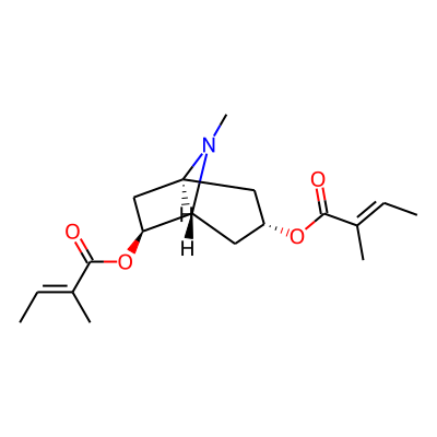 [(1S,3S,5R,6S)-8-methyl-6-[(E)-2-methylbut-2-enoyl]oxy-8-azabicyclo[3.2.1]octan-3-yl] (E)-2-methylbut-2-enoate