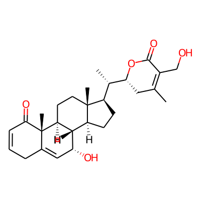 (2R)-2-[(1S)-1-[(7S,8S,9S,10R,13R,14S,17R)-7-hydroxy-10,13-dimethyl-1-oxo-4,7,8,9,11,12,14,15,16,17-decahydrocyclopenta[a]phenanthren-17-yl]ethyl]-5-(hydroxymethyl)-4-methyl-2,3-dihydropyran-6-one