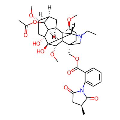 [(1S,2R,3R,4S,5R,6S,8R,9S,10S,13S,16S,17R,18S)-4-acetyloxy-11-ethyl-8,9-dihydroxy-6,16,18-trimethoxy-11-azahexacyclo[7.7.2.12,5.01,10.03,8.013,17]nonadecan-13-yl]methyl 2-[(3S)-3-methyl-2,5-dioxopyrrolidin-1-yl]benzoate