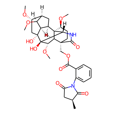 [(1S,2R,3R,4S,5R,6S,8R,9S,10S,13R,16S,17S,18S)-8,9-dihydroxy-4,6,16,18-tetramethoxy-12-oxo-11-azahexacyclo[7.7.2.12,5.01,10.03,8.013,17]nonadecan-13-yl]methyl 2-[(3S)-3-methyl-2,5-dioxopyrrolidin-1-yl]benzoate