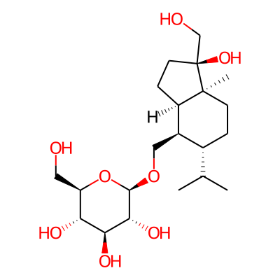 (2R,3R,4S,5S,6R)-2-[[(1R,3aR,4R,5R,7aS)-1-hydroxy-1-(hydroxymethyl)-7a-methyl-5-propan-2-yl-3,3a,4,5,6,7-hexahydro-2H-inden-4-yl]methoxy]-6-(hydroxymethyl)oxane-3,4,5-triol