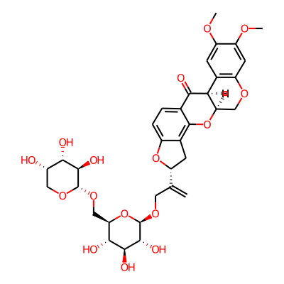 (1S,6R,13S)-16,17-dimethoxy-6-[3-[(2R,3R,4S,5S,6R)-3,4,5-trihydroxy-6-[[(2S,3R,4S,5S)-3,4,5-trihydroxyoxan-2-yl]oxymethyl]oxan-2-yl]oxyprop-1-en-2-yl]-2,7,20-trioxapentacyclo[11.8.0.03,11.04,8.014,19]henicosa-3(11),4(8),9,14,16,18-hexaen-12-one