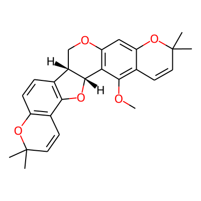 (1R,14R)-3-methoxy-7,7,20,20-tetramethyl-8,12,19,25-tetraoxahexacyclo[12.11.0.02,11.04,9.015,24.018,23]pentacosa-2(11),3,5,9,15(24),16,18(23),21-octaene