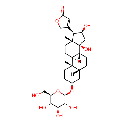 3-[(3S,5R,8R,9S,10S,13R,14S,16S,17R)-14,16-dihydroxy-10,13-dimethyl-3-[(2R,3R,4S,5S,6R)-3,4,5-trihydroxy-6-(hydroxymethyl)oxan-2-yl]oxy-1,2,3,4,5,6,7,8,9,11,12,15,16,17-tetradecahydrocyclopenta[a]phenanthren-17-yl]-2H-furan-5-one