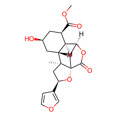 methyl (1S,3R,5S,6R,8R,10R,11S,12S)-3-(furan-3-yl)-8-hydroxy-5-methyl-14-oxo-2,13-dioxatetracyclo[10.2.1.01,5.06,11]pentadecane-10-carboxylate