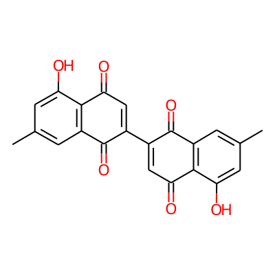 [2,2'-Binaphthalene]-1,1',4,4'-tetrone, 5,5'-dihydroxy-7,7'-dimethyl-