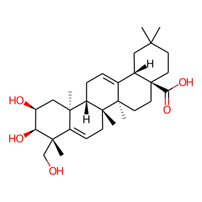 (4R)-2beta,3beta,23-trihydroxy-oleana-5,12-dien-28-oic acid