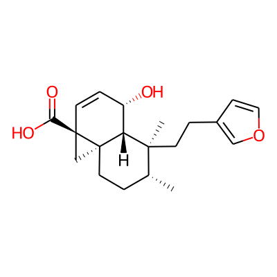 (1aS,4S,4aR,5S,6R,8aS)-5-[2-(furan-3-yl)ethyl]-4-hydroxy-5,6-dimethyl-1,4,4a,6,7,8-hexahydrocyclopropa[j]naphthalene-1a-carboxylic acid