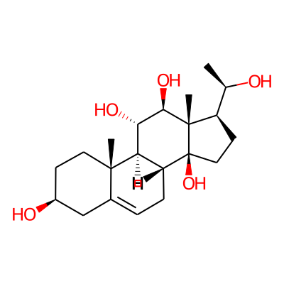 (3S,8R,9S,10R,11S,12S,13S,14S,17S)-17-[(1R)-1-hydroxyethyl]-10,13-dimethyl-1,2,3,4,7,8,9,11,12,15,16,17-dodecahydrocyclopenta[a]phenanthrene-3,11,12,14-tetrol