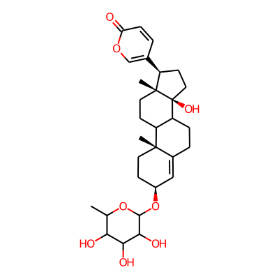 5-[(3S,10R,13R,14S,17R)-14-hydroxy-10,13-dimethyl-3-(3,4,5-trihydroxy-6-methyloxan-2-yl)oxy-1,2,3,6,7,8,9,11,12,15,16,17-dodecahydrocyclopenta[a]phenanthren-17-yl]pyran-2-one