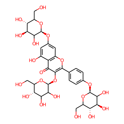 Kaempferol 3,7,4'-triglucoside