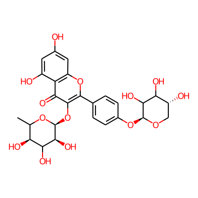 Kaempferol 3-rhamnoside-4'-xyloside