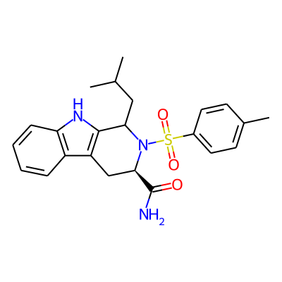 1-Isobutyl-2-tosyl-1,2,3,4-tetrahydro-beta-carboline-3beta-carboxamide