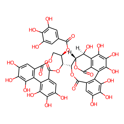 [(10R,11R)-10-[(15S,19S)-2,3,4,7,8,9,19-heptahydroxy-12,17-dioxo-13,16-dioxatetracyclo[13.3.1.05,18.06,11]nonadeca-1,3,5(18),6,8,10-hexaen-14-yl]-3,4,5,17,18,19-hexahydroxy-8,14-dioxo-9,13-dioxatricyclo[13.4.0.02,7]nonadeca-1(19),2,4,6,15,17-hexaen-11-yl] 3,4,5-trihydroxybenzoate