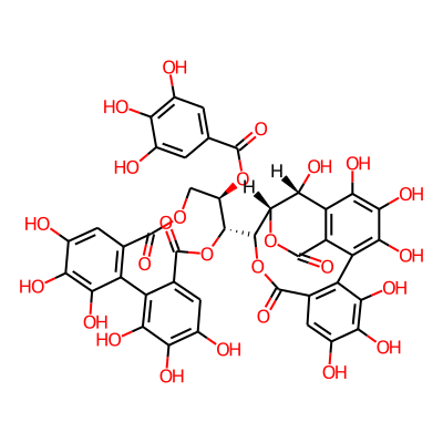 [(10R,11R)-10-[(15S,19R)-2,3,4,7,8,9,19-heptahydroxy-12,17-dioxo-13,16-dioxatetracyclo[13.3.1.05,18.06,11]nonadeca-1,3,5(18),6,8,10-hexaen-14-yl]-3,4,5,17,18,19-hexahydroxy-8,14-dioxo-9,13-dioxatricyclo[13.4.0.02,7]nonadeca-1(19),2,4,6,15,17-hexaen-11-yl] 3,4,5-trihydroxybenzoate