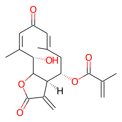 [(3aR,4S,6E,9Z,11S,11aS)-11-hydroxy-6,10-dimethyl-3-methylene-2,8-dioxo-4,5,11,11a-tetrahydro-3aH-cyclodeca[b]furan-4-yl] 2-methylprop-2-enoate