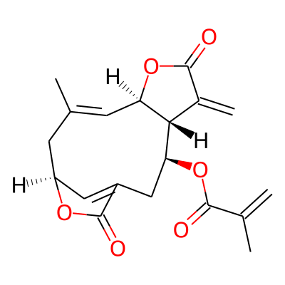 [(3S,4R,8R,9E,12S)-10-methyl-5-methylidene-6,14-dioxo-7,13-dioxatricyclo[10.2.1.04,8]pentadeca-1(15),9-dien-3-yl] 2-methylprop-2-enoate