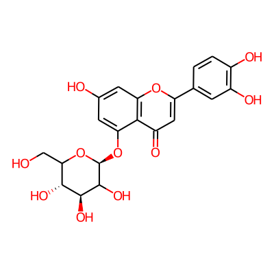 2-(3,4-dihydroxyphenyl)-7-hydroxy-5-[(2S,4S,5S)-3,4,5-trihydroxy-6-(hydroxymethyl)oxan-2-yl]oxychromen-4-one