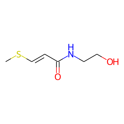 N-(2-Hydroxyethyl)-3-methylthiopropenamide
